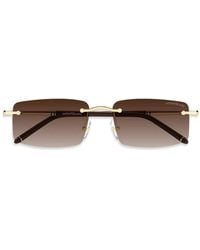 Montblanc - Eckige Sonnenbrille - Lyst