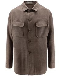 Tagliatore - Button-Up Shirt Jacket - Lyst