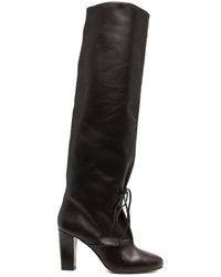 Lemaire - 80mm Leather Knee-high Boots - Lyst