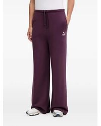 PUMA - Drawstring Wide-Leg Trousers - Lyst