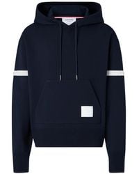 Thom Browne - Loopback Jersey Armband Oversized Hoodie - Lyst