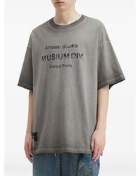 Musium Div. - Graphic-Print Oversized T-Shirt - Lyst