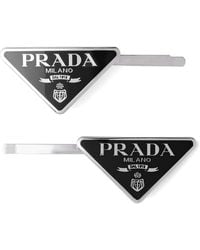 Prada ハート ヘアピン ピンク | Lyst