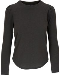 Veronica Beard - Mason Long-sleeve Cotton T-shirt - Lyst
