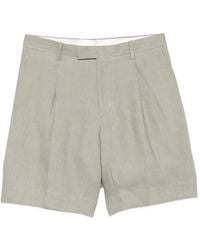 Lardini - Paaramis Pleated Button Shorts - Lyst