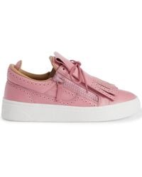 Giuseppe Zanotti - Gz-94 Perforated Leather Sneakers - Lyst