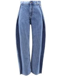 Loewe - Jean Droit À Design Asymétrique - Lyst