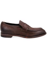 Officine Creative - Suede Slip-On Loafers - Lyst