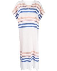 lemlem - Horizontal-Stripe Print Kaftan Dress - Lyst