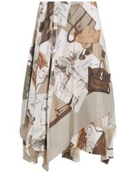 Ralph Lauren - Knie A-Linien-Rock - Lyst