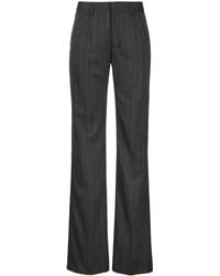 Alessandra Rich - Pinstriped Tailored Trousers - Lyst