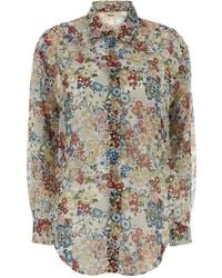 KHAITE - Relaxed Fit Chiffon Goya Shirt - Lyst