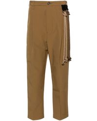 Song For The Mute - The Dreamers Rope-detailing Trousers - Lyst