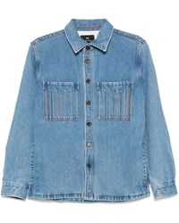 Paul Smith - Sobrecamisa con rayas bordadas - Lyst