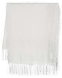 Giorgio Armani - Sjaal Met Geborduurd Logo - Lyst