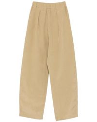 Cortana - Mel Pleated Elasticated-Waist Pants - Lyst