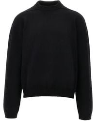 Rick Owens - Tommy Ribbed-Trim Drop-Shoulder Sweater - Lyst