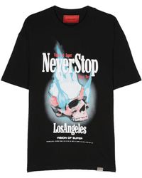 Vision Of Super - Never Stop Cotton T-shirt - Lyst