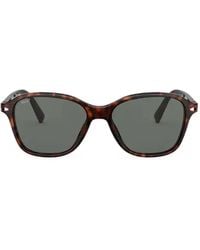 Persol - Tortoiseshell-Effect Square-Frame Sunglasses - Lyst