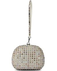 Self-Portrait - Crystal-Embellished Clutch Bag - Lyst