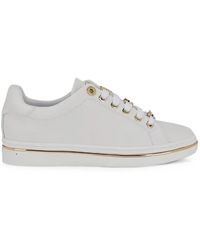 Guess - Stasey Logo-Embossed Lace-Up Sneakers - Lyst