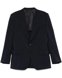 Tom Ford - Blazer De Lana Con Doble Botonadura - Lyst