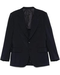 Tom Ford - Blazer De Lana Con Doble Botonadura - Lyst
