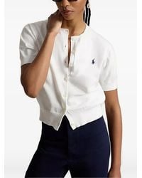 Polo Ralph Lauren - Buttoned Logo Cardigan - Lyst