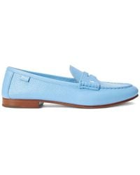 Polo Ralph Lauren - Pebbled Penny Loafers - Lyst