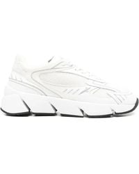 Cesare Paciotti - Panelled Leather Sneakers - Lyst