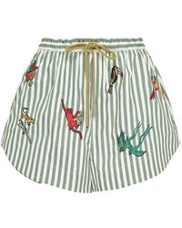 ALÉMAIS - X Mokshini Short À Broderies - Lyst
