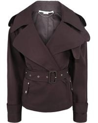Stella McCartney - Short Trench Jacket - Lyst