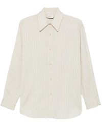 Alysi - Mini Stripes Silk Shirt - Lyst