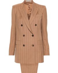 Tagliatore - Jasmine Striped Double-breasted Suit - Lyst