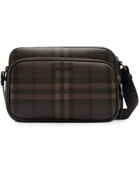 Burberry - City Check Pocket Crossbody Bag - Lyst