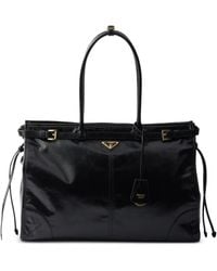 Prada - Bonnie Extra-Large Leather Handbag - Lyst
