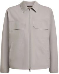 12 STOREEZ - Pocket Tech-Shell Bomber Jacket - Lyst