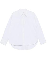 TOTEME - Button-Up Poplin Shirt - Lyst