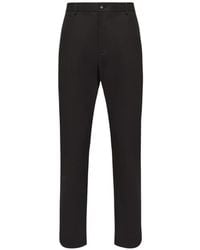 Moncler - Technical Cotton Blend Trousers - Lyst
