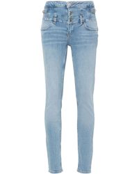 Liu Jo - High-rise Slim-fit Jeans - Lyst