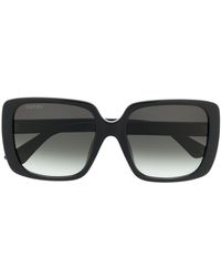 Gucci - Double G Square-frame Sunglasses - Lyst