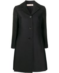 Marni Cappotto midi svasato - Nero