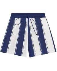Calle Del Mar - Cabana Stripe Shorts - Lyst