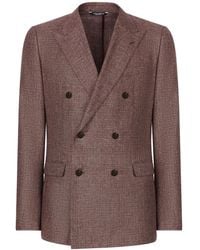 Dolce & Gabbana - Taormina Double-Breasted Blazer - Lyst