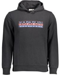 Napapijri - Geographic Logo-Print Hoodie - Lyst