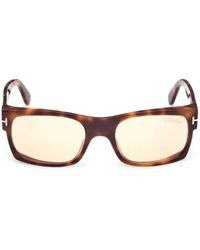 Tom Ford - Juan Rectangle-Frame Sunglasses - Lyst