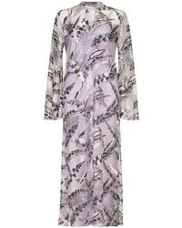 Silvia Tcherassi - Maxi-Jurk Met Pailletten - Lyst