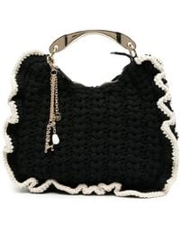 Twinset - Crochet Croissant Bag - Lyst