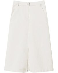 Twinset - Organic Cotton Midi Skirt - Lyst