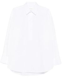 ARMARIUM - Candela Concealed-Placket Curved-Hem Shirt - Lyst